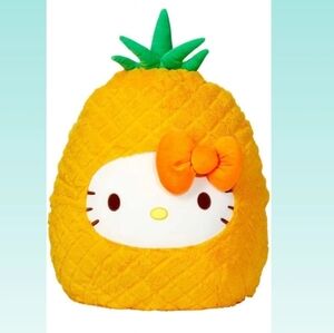 Squishmallow Plush Large 20" Hello Kitty Pineapple Fruit Squad Pillow